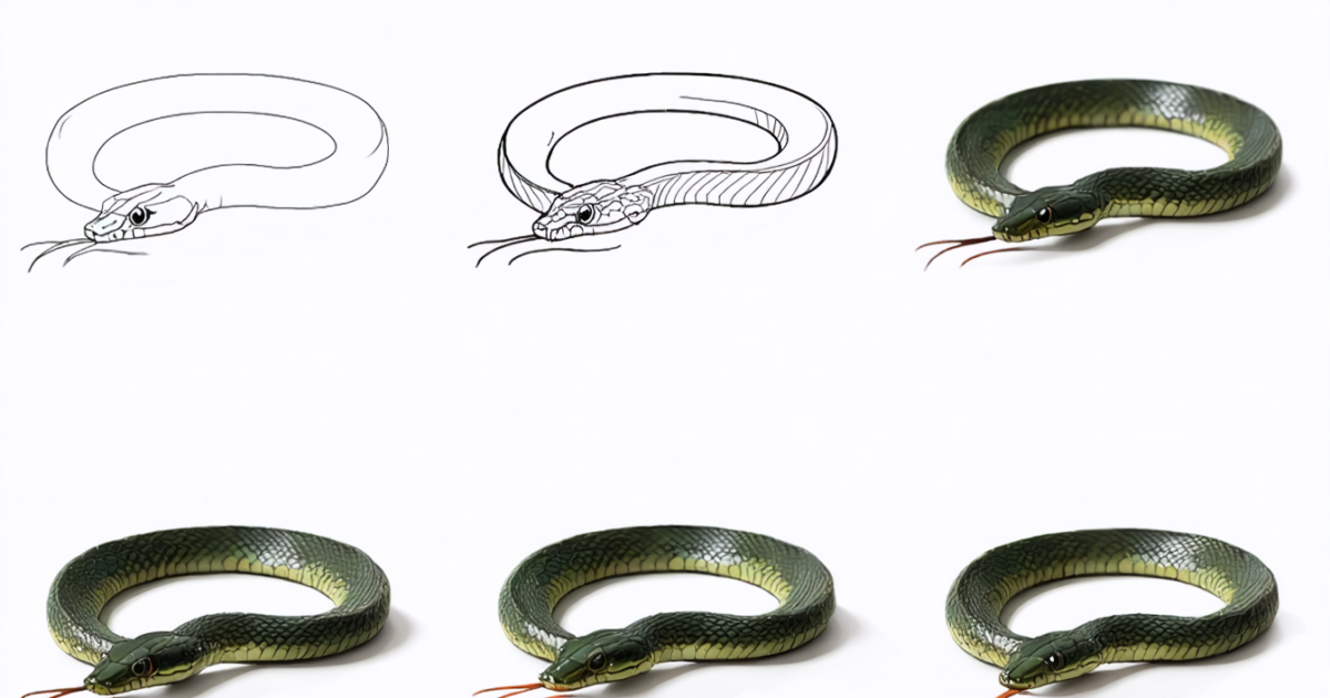 découvrez comment dessiner un serpent facilement grâce à notre guide étape par étape, parfait pour tous les niveaux.
