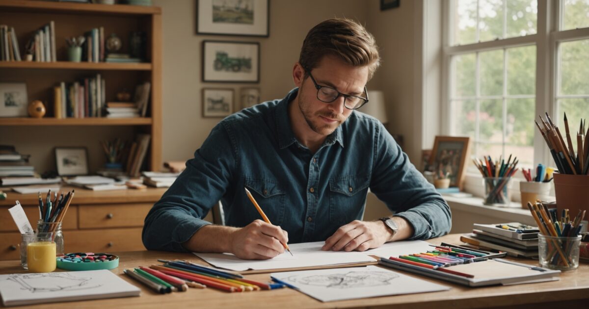 Guide illustré : Apprenez à dessiner un tracteur pas à pas