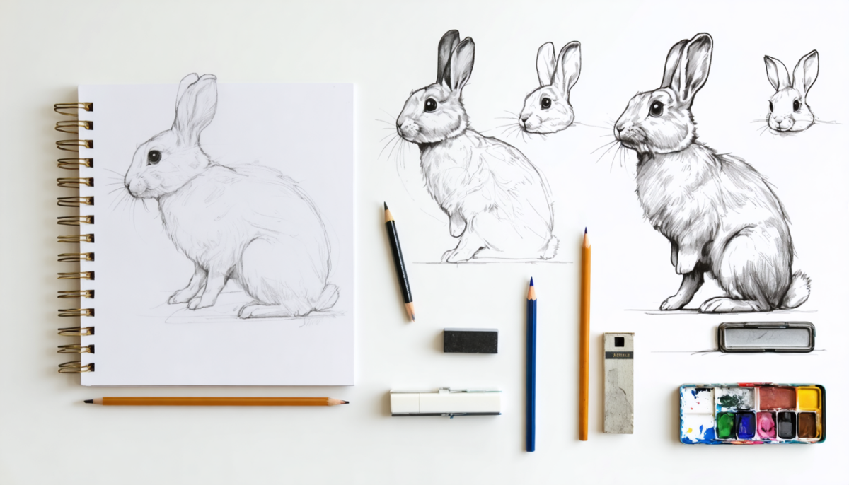 découvrez comment dessiner un lapin facilement grâce à notre guide étape par étape, idéal pour débutants et amateurs d'art.