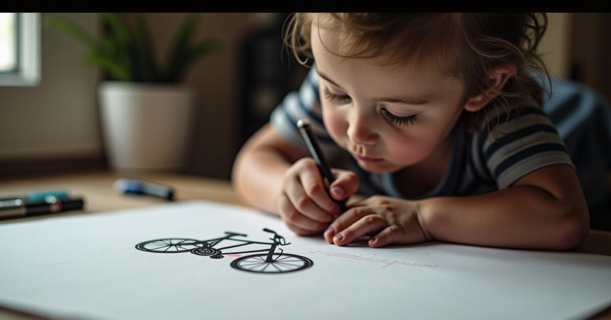 Maîtrisez l'art du dessin : créez un vélo en toute simplicité