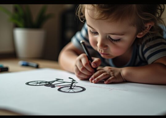 Maîtrisez l'art du dessin : créez un vélo en toute simplicité