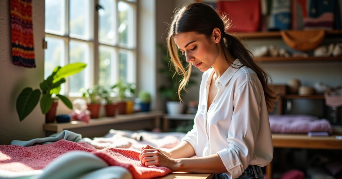 Héloïse Delègue : Quand le textile raconte une histoire vivante