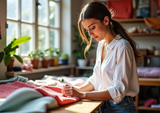 Héloïse Delègue : Quand le textile raconte une histoire vivante