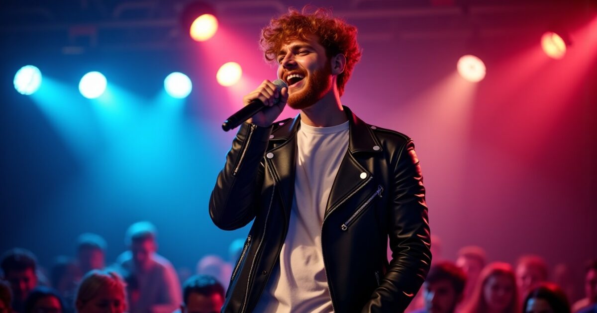 L'envoûtement du chanteur roux : ce qui fait vibrer la scène musicale