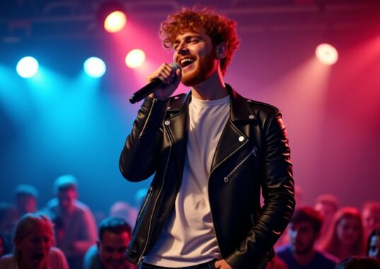 L'envoûtement du chanteur roux : ce qui fait vibrer la scène musicale
