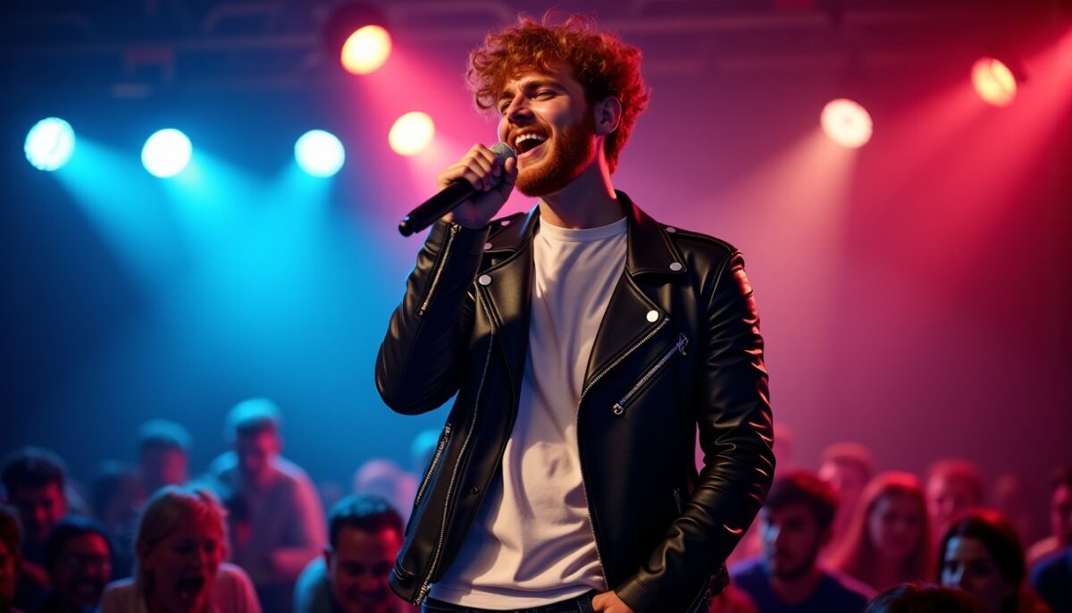 L'envoûtement du chanteur roux : ce qui fait vibrer la scène musicale