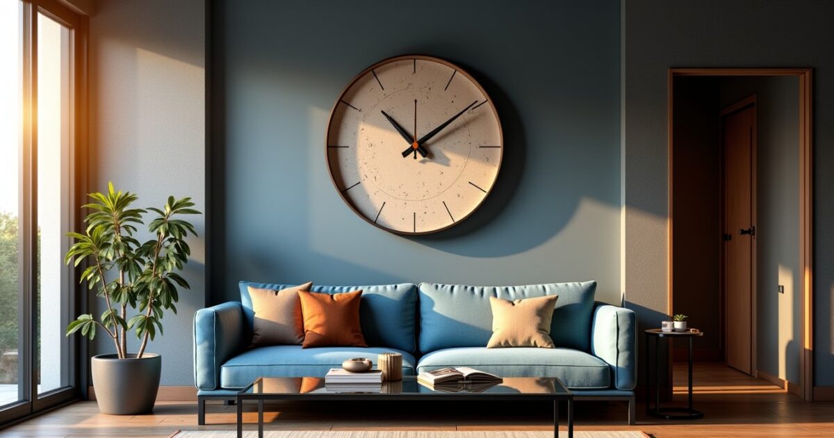 Optez pour une horloge murale design et transformez votre intérieur en une œuvre d'art