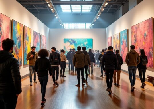 L’attrait irrésistible des peintures abstraites colorées chez les passionnés d’art contemporain