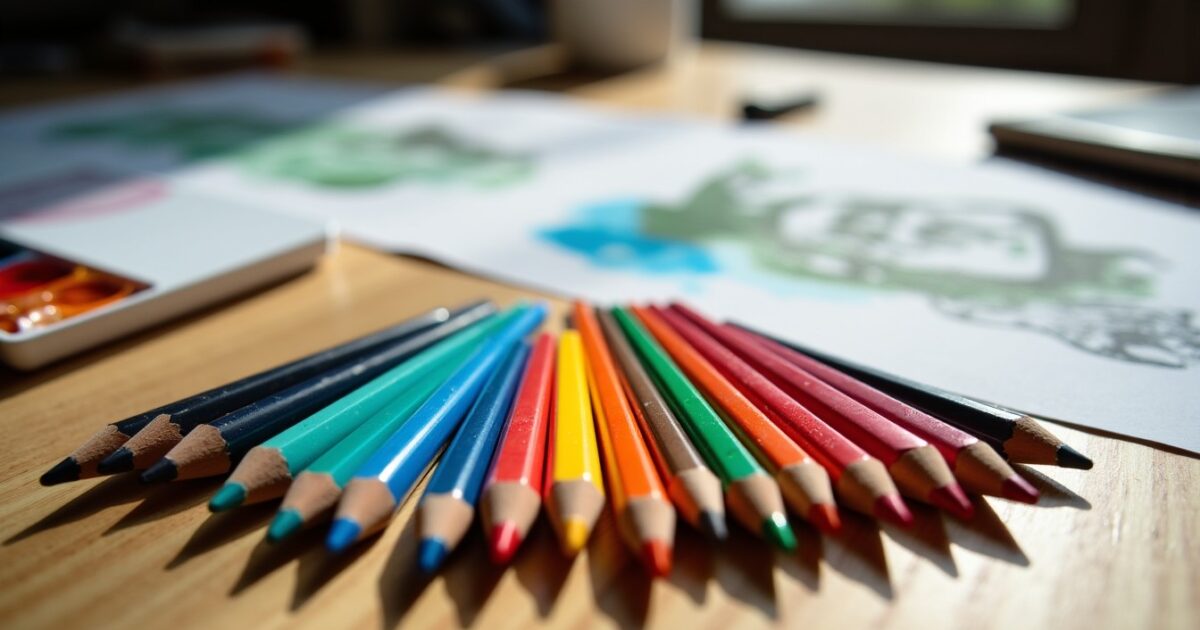 Crayons de couleur : astuces pour sélectionner les nuances idéales et magnifier vos œuvres