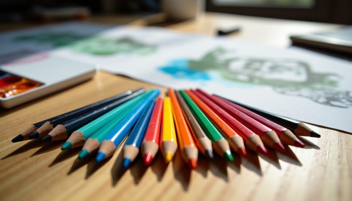 Crayons de couleur : astuces pour sélectionner les nuances idéales et magnifier vos œuvres