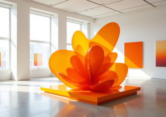 L’Orange, une Teinte Énergisante qui Révolutionne l’Art Contemporain et la Décoration