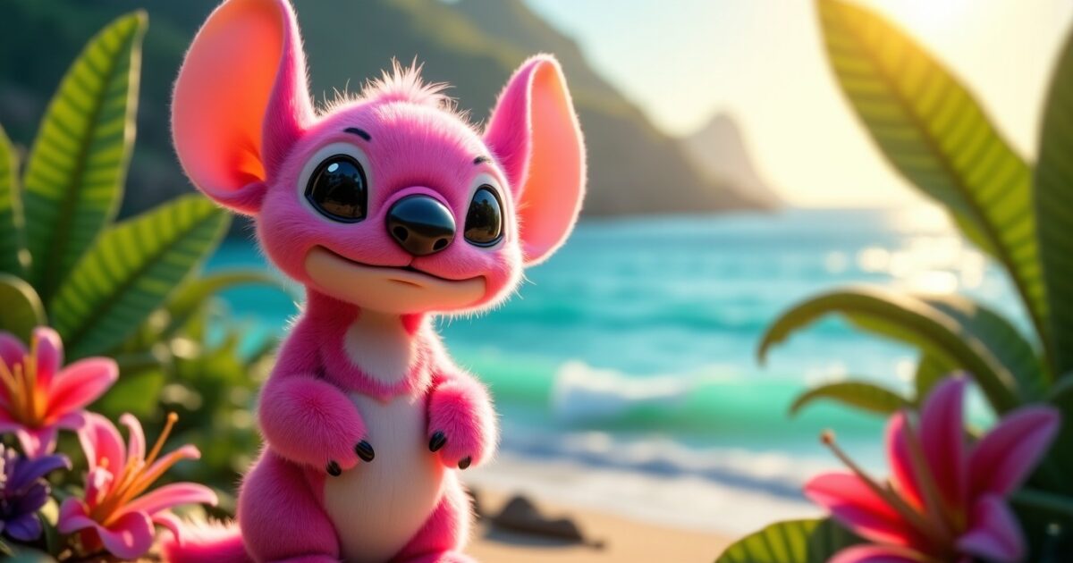 Guide illustré : Apprenez à dessiner Angel, l’amie de Stitch, pas à pas