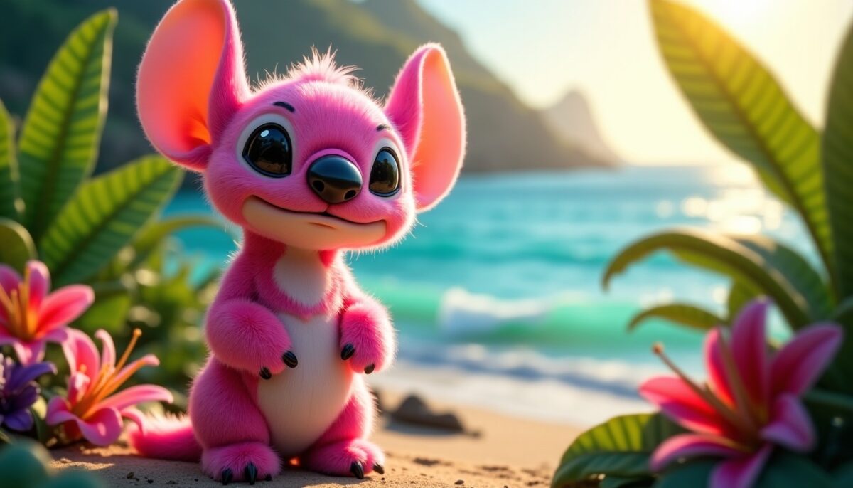 Guide illustré : Apprenez à dessiner Angel, l’amie de Stitch, pas à pas
