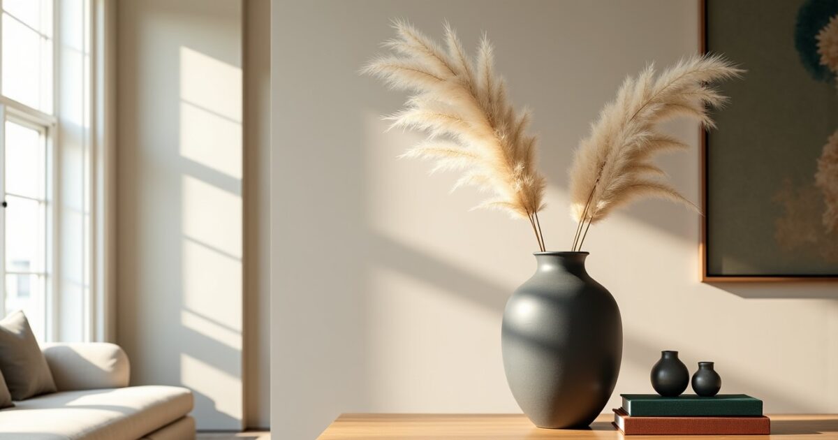 Sublimer votre intérieur : astuces pour mettre en scène un grand vase décoratif